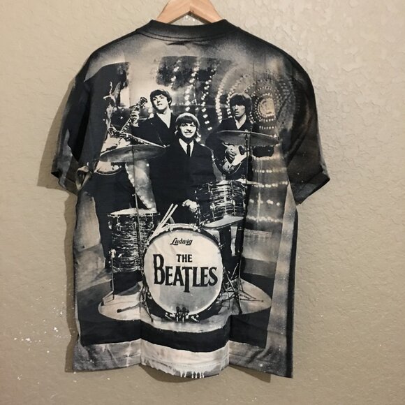 The Beatles On Stage All Over Print T-Shirt XL Giant Modern - Picture 3 of 5